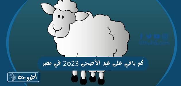 كم باقي على عيد الأضحى 2023 في مصر