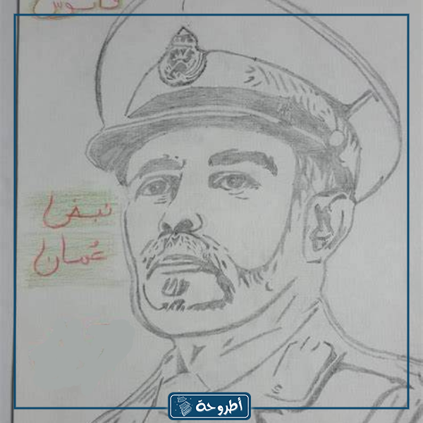 رسومات العيد الوطني العماني سهلة