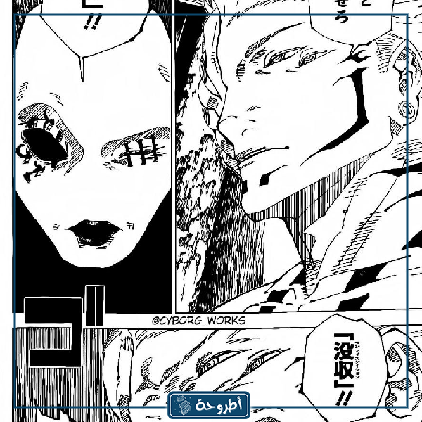 بعض الصور من صفحات مانجا Jujutsu Kaisen الفصل 248