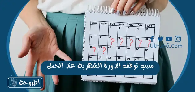 سبب توقف الدورة الشهرية عند الحمل