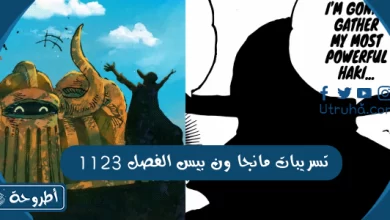 تسريبات مانجا ون بيس الفصل 1123